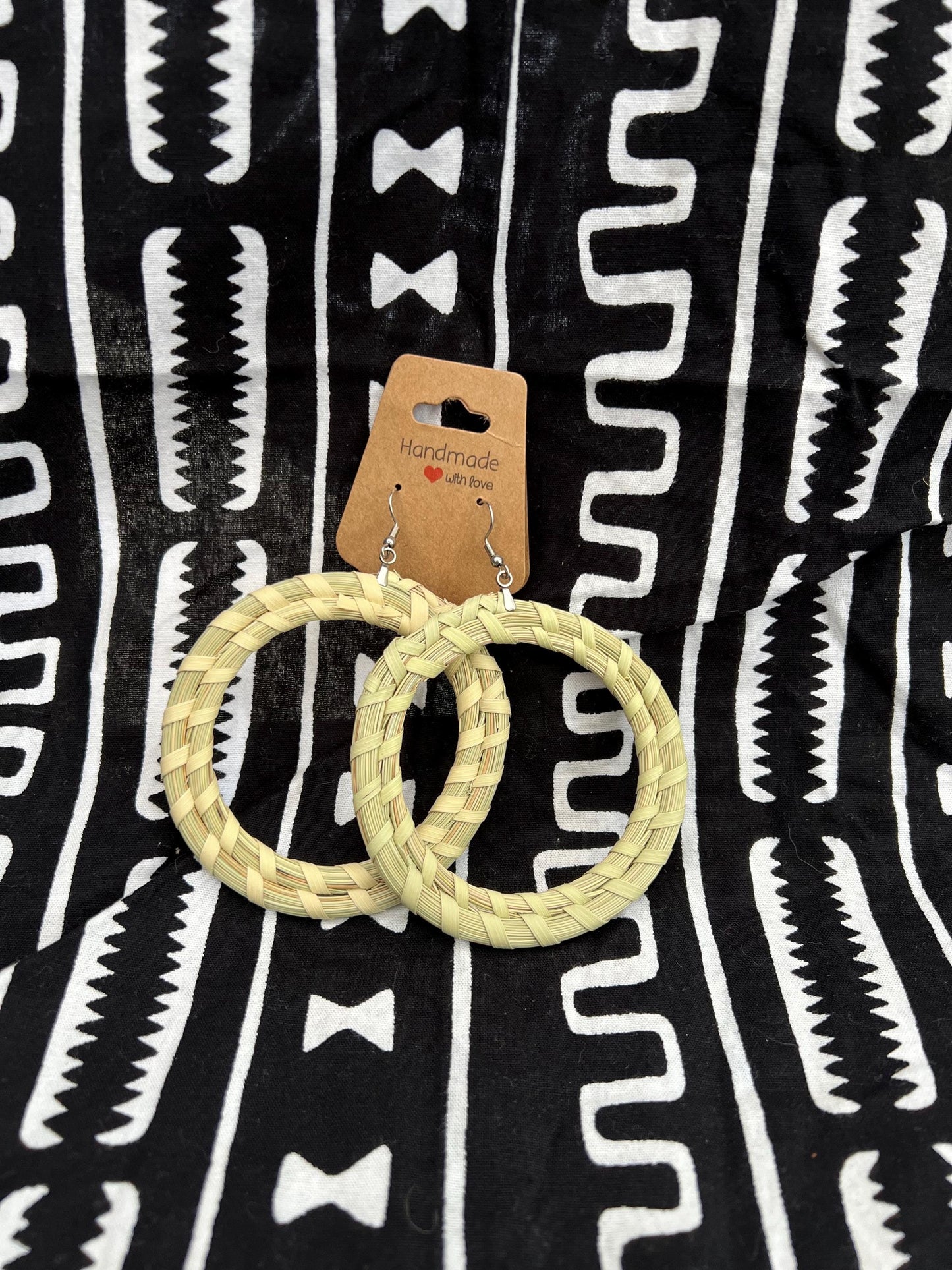 Sweetgrass Hoop Earrings