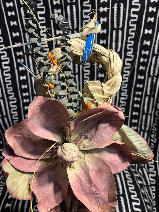 Braided Palmetto Wreath (L)