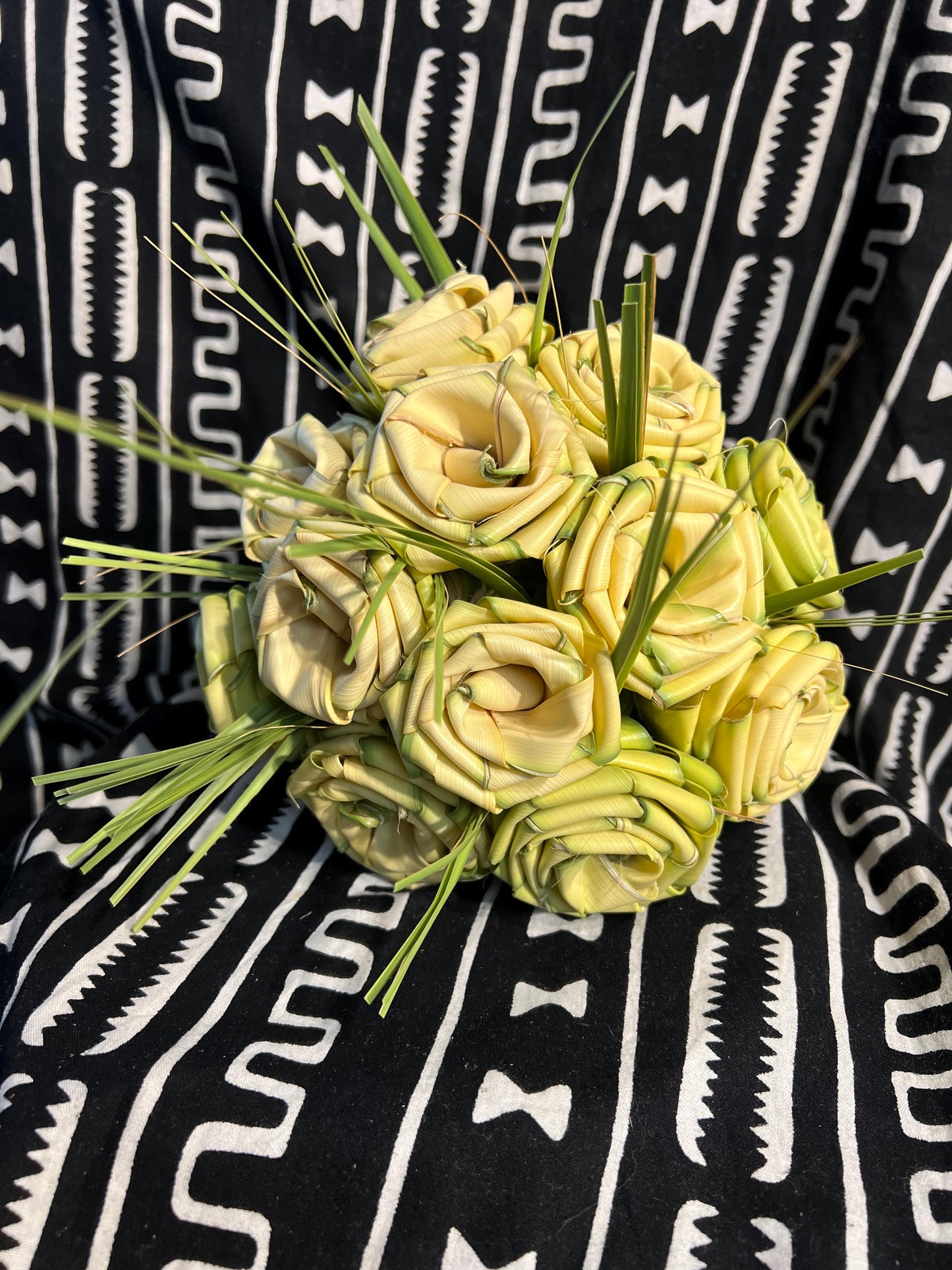Freshly made Palmetto Roses Bouquet of 12 (twelve) Charleston Roses Sweetgrass Roses Forever Roses