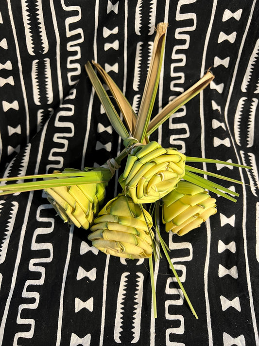 Freshly made Palmetto Roses (4) four Charleston Roses Sweetgrass Roses Forever Roses