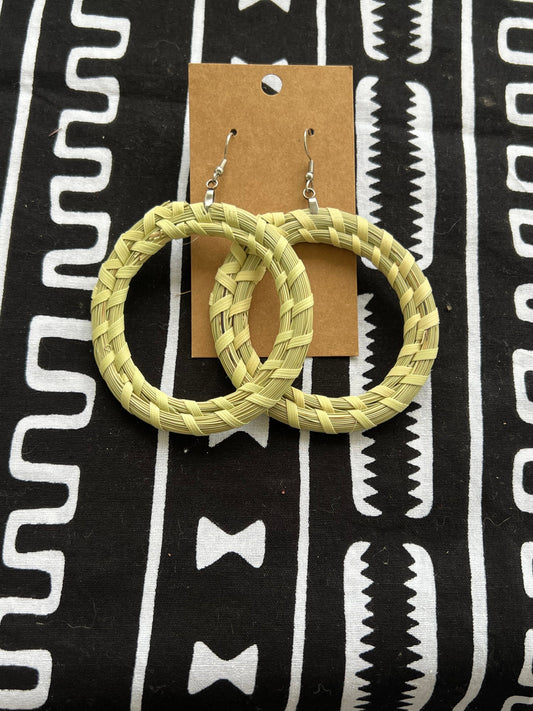 Sweetgrass Hoop Earrings
