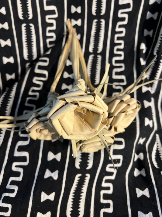 Dried Palmetto Roses (4) Charleston Roses Sweetgrass Roses Forever Roses