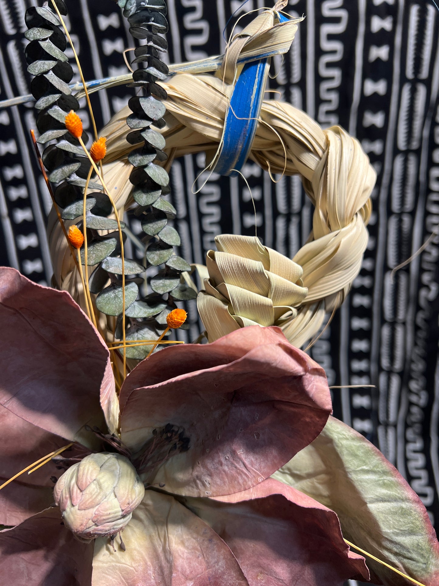 Braided Palmetto Wreath (L)