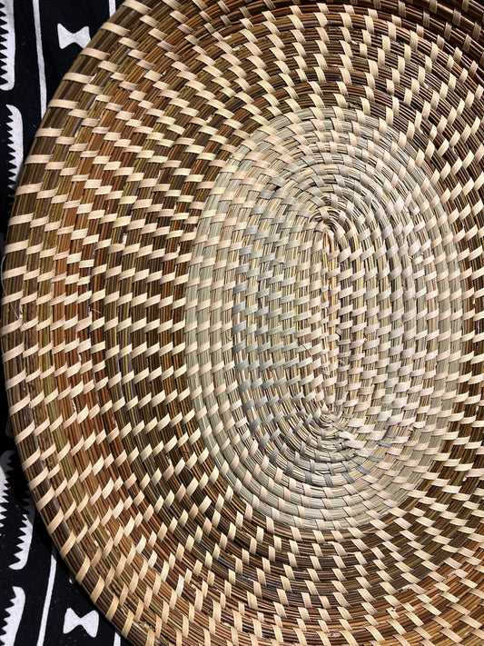 *SALE ENDS 12/2*. Oval Rice Fanna made in the Lowcountry Charleston South Carolina in the Gullah Geechee tradition.