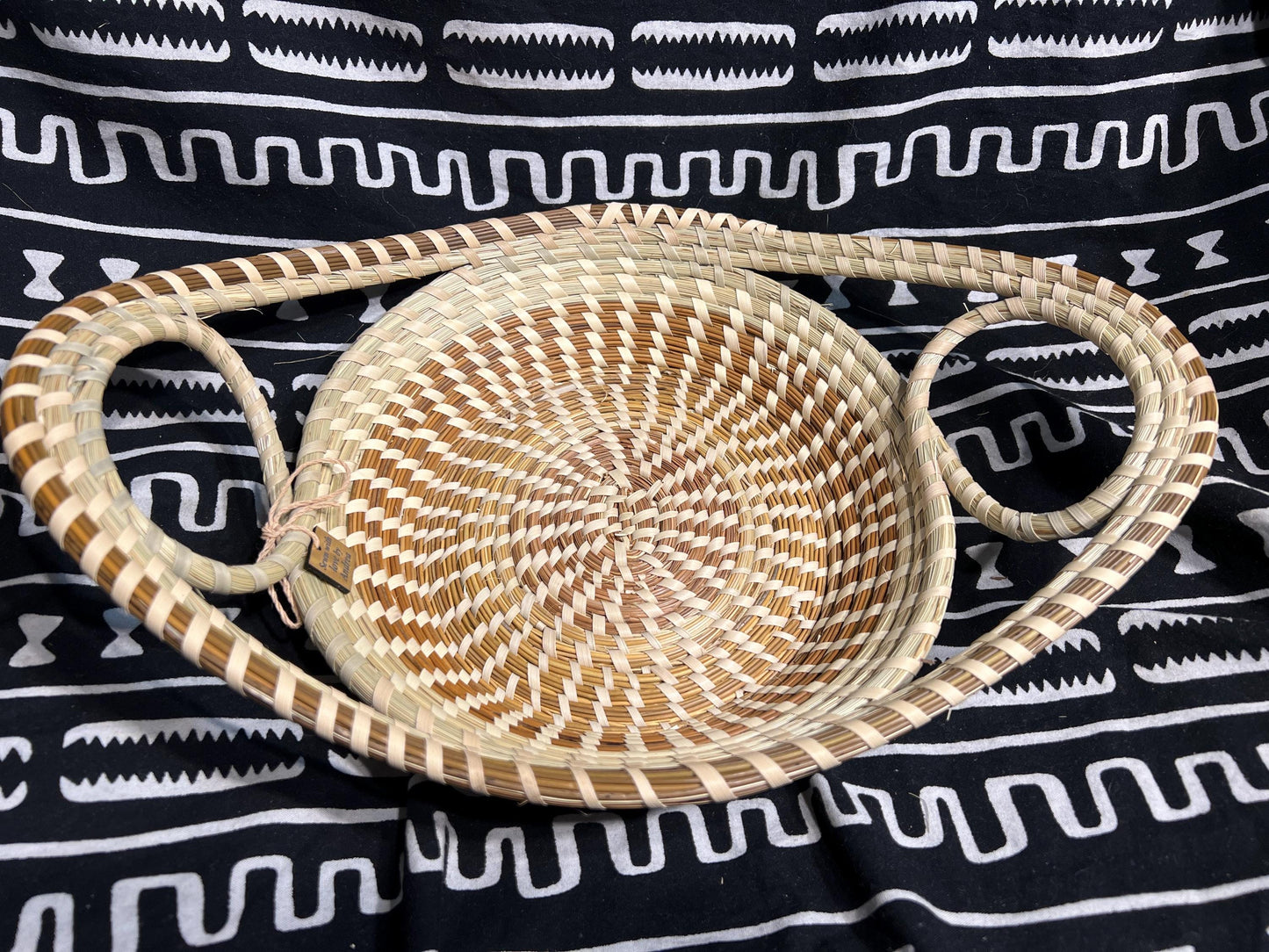 Gullah Double Handle Bread Basket made in Charleston South Carolina Southern Lowcountry Living Essential