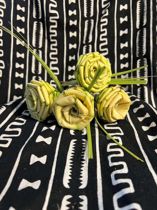 Freshly made Palmetto Roses (4) four Charleston Roses Sweetgrass Roses Forever Roses