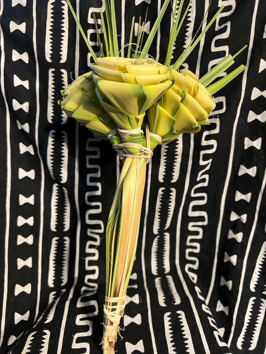 Freshly made Palmetto Roses  Bouquet of 6 (6) Charleston Roses Sweetgrass Roses Forever Roses