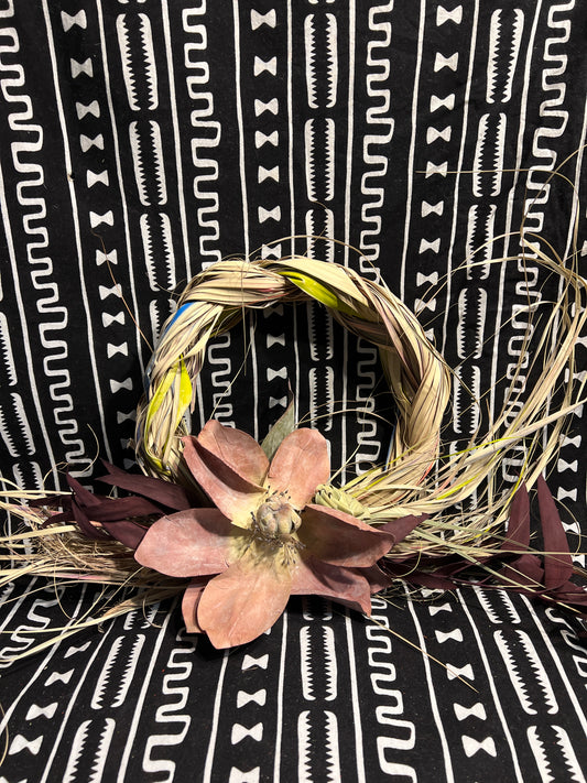 Palmetto Wreath with Mauve Magnolia (2)