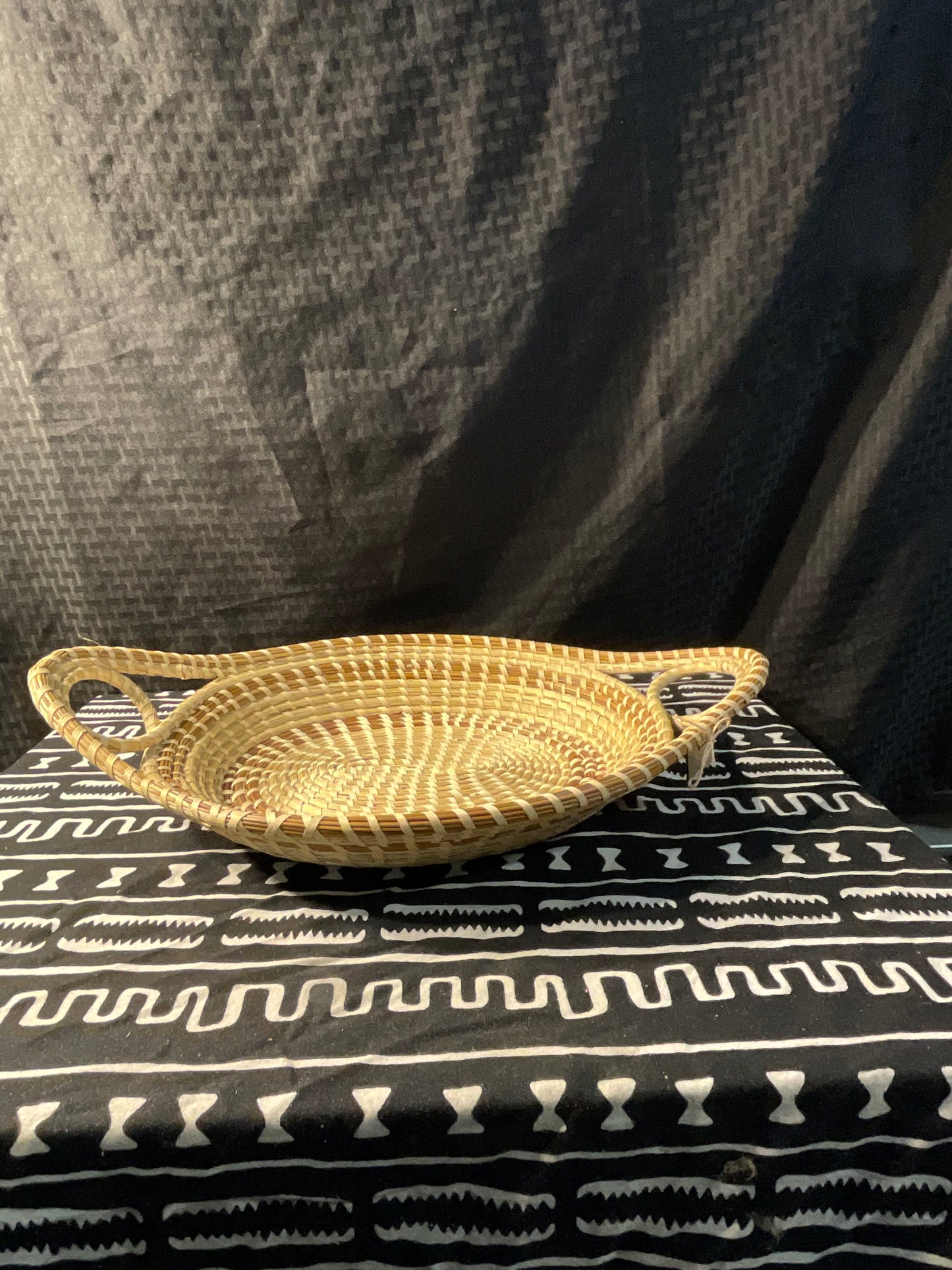 Oblong Basket with loop in handle