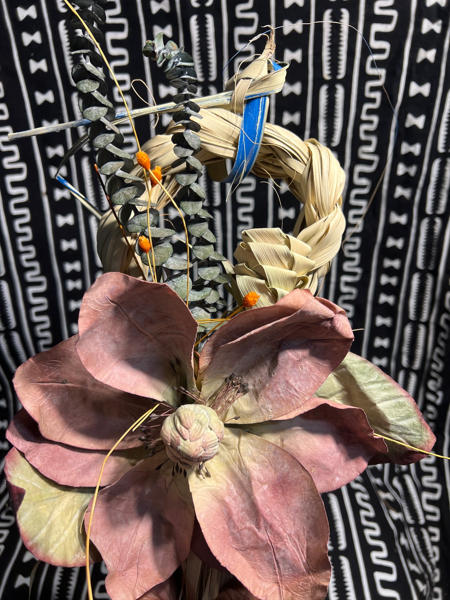 Braided Palmetto Wreath (L)
