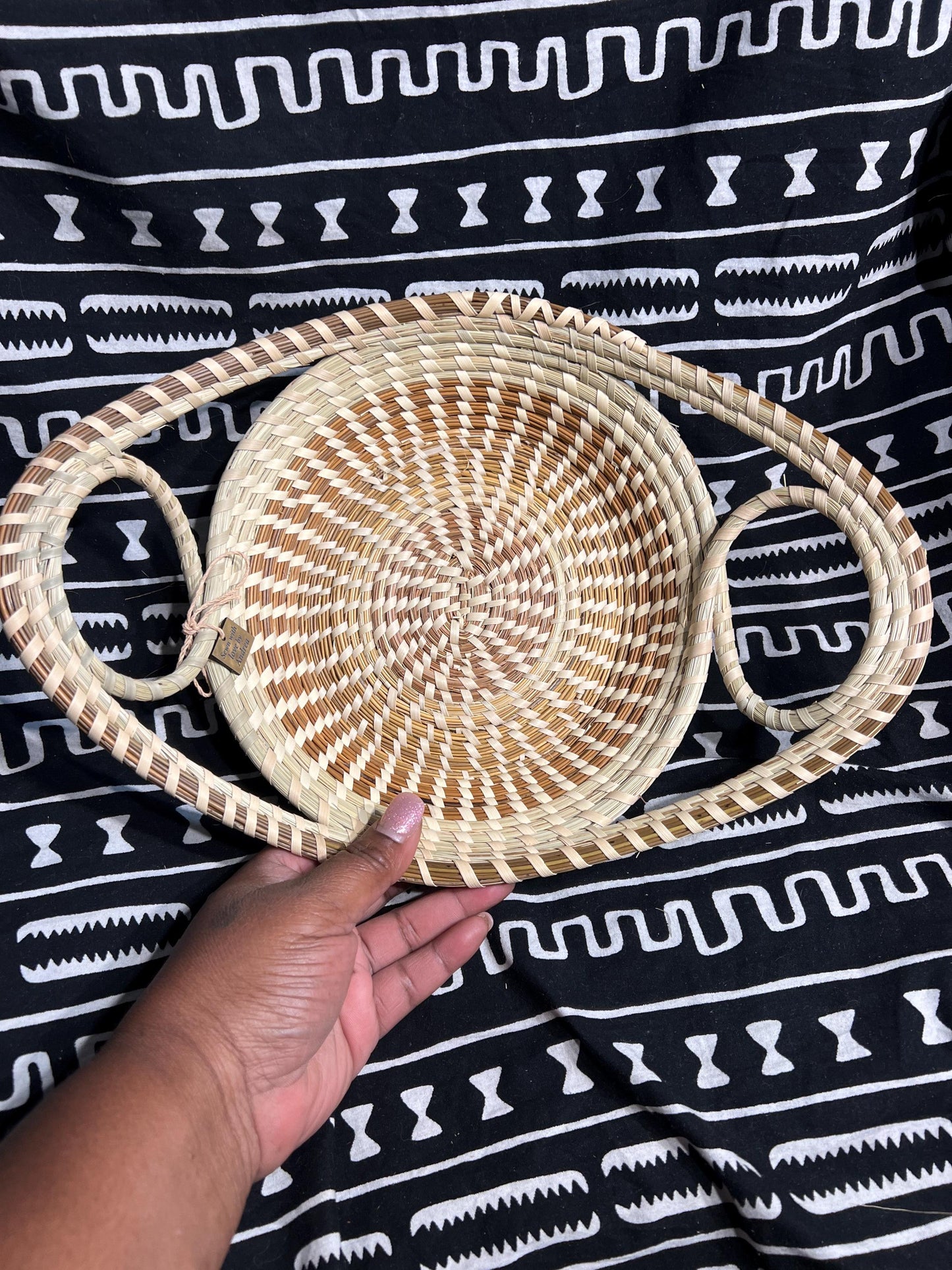 Gullah Double Handle Bread Basket  made in Charleston South Carolina Southern Lowcountry Living Essential