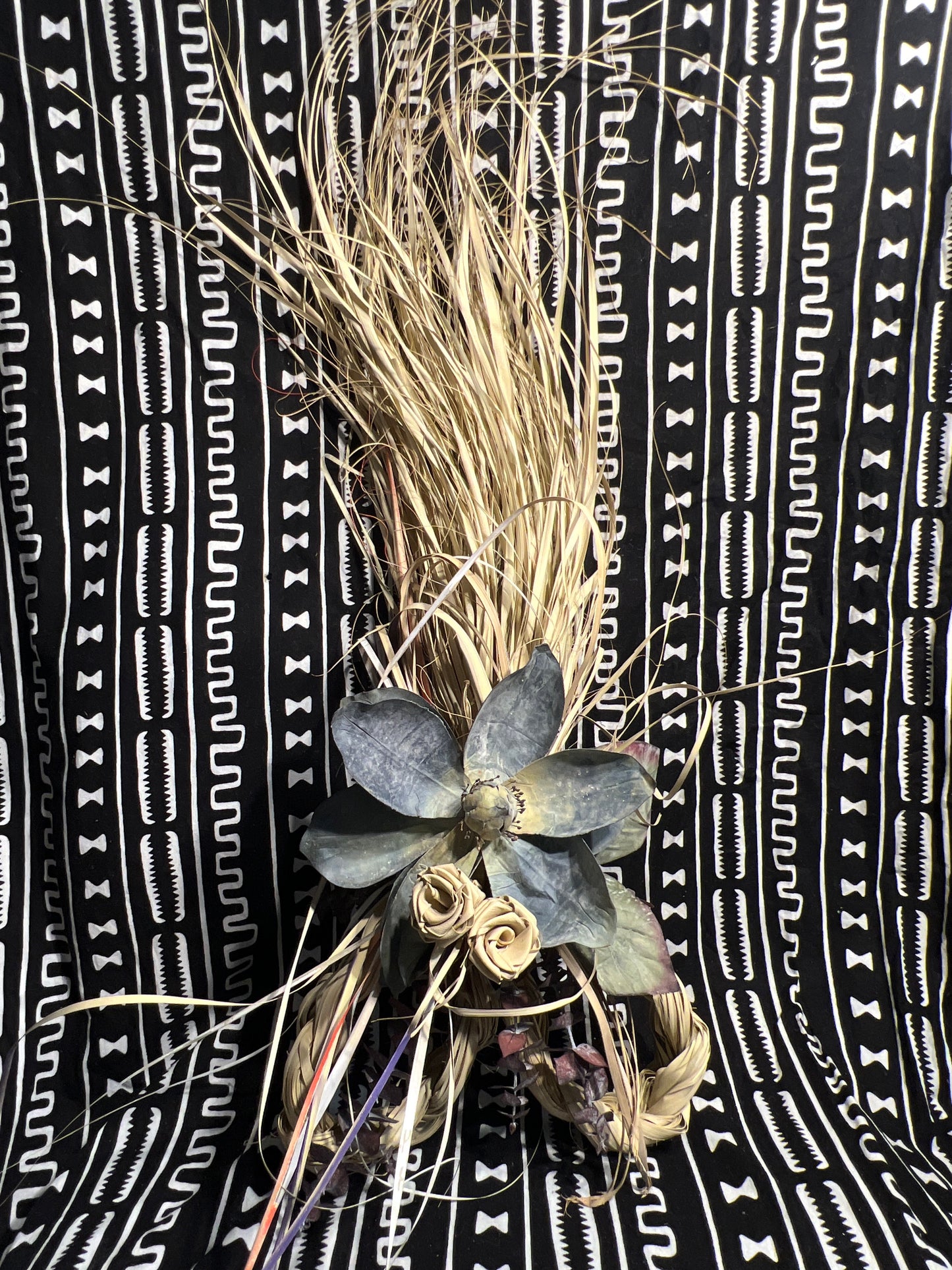 Palmetto Heart Wreath with Blue Magnolia (E)