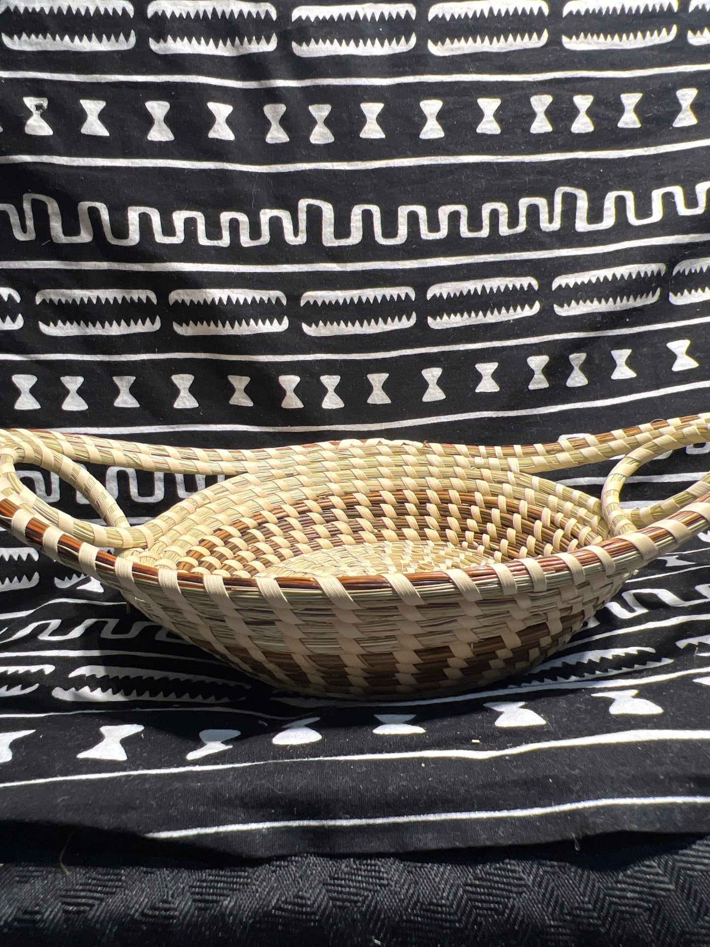 Gullah Bread Basket with side handles and loop made in the Lowcountry Charleston South Carolina essential southern living gift