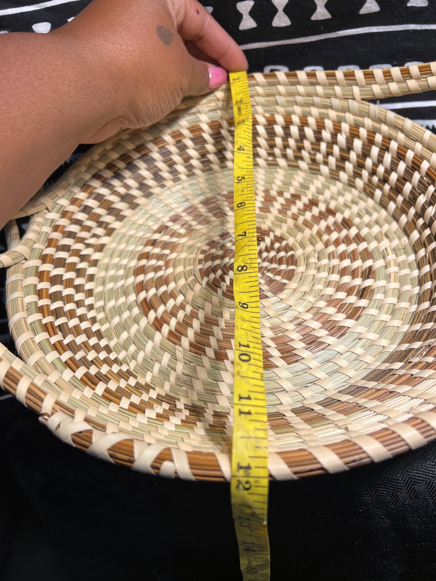 Gullah Double Loop Handle Bread Basket  made in Charleston South Carolina Southern Lowcountry Living Essential
