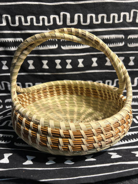 Oval Wrapped handle basket