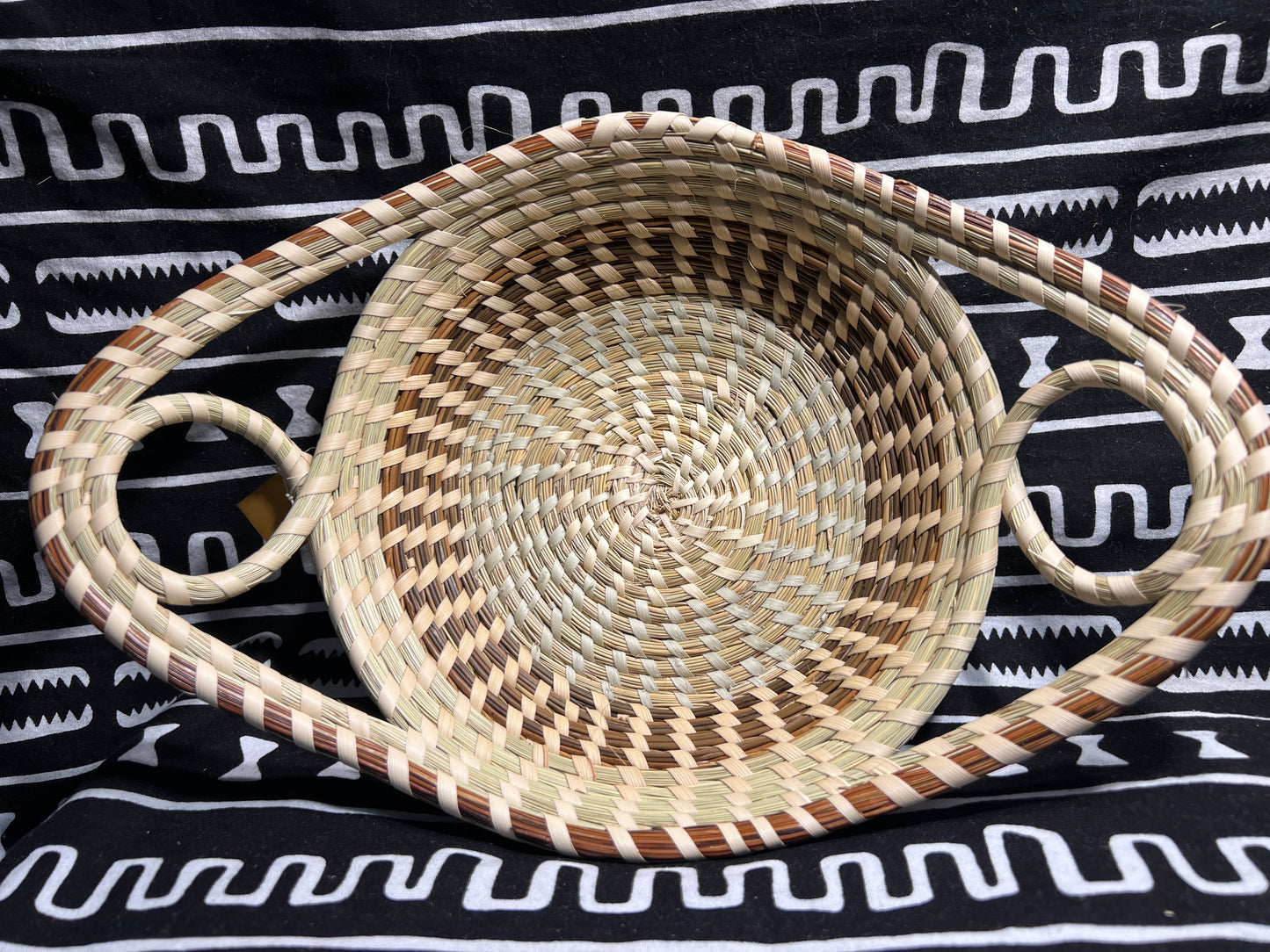 Gullah Bread Basket with side handles and loop made in the Lowcountry Charleston South Carolina essential southern living gift