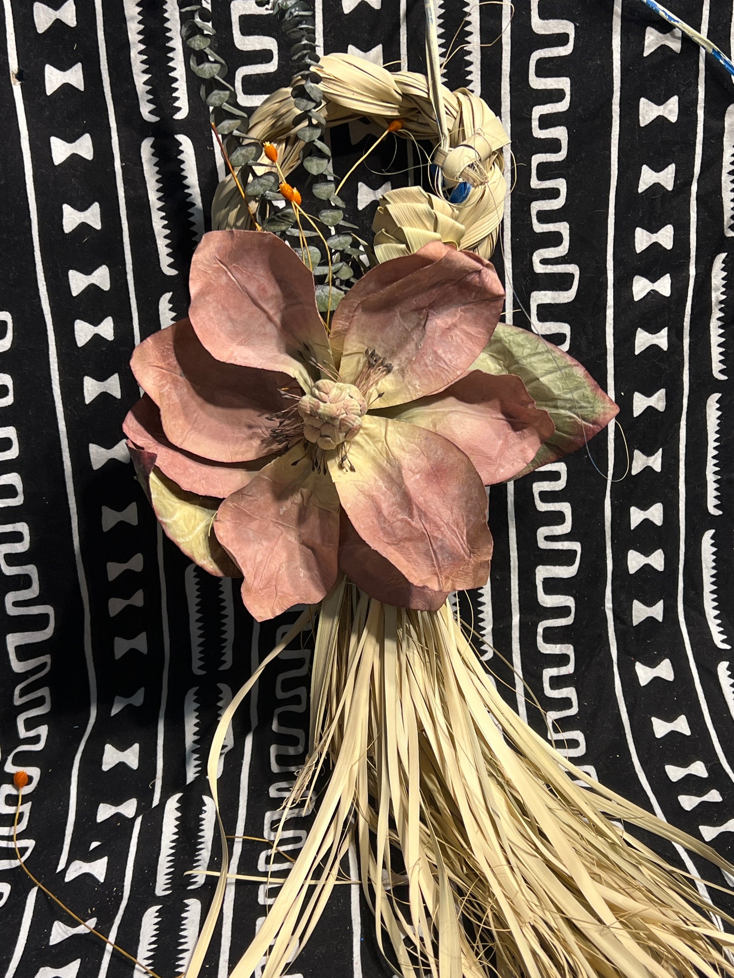 Braided Palmetto Wreath (L)