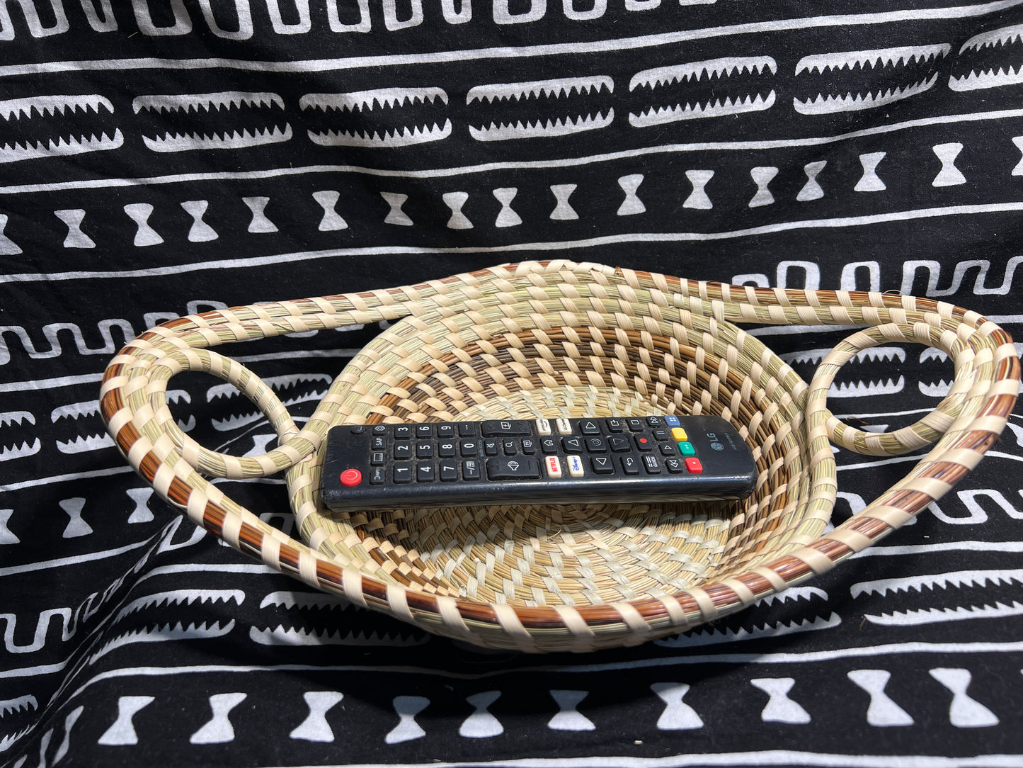 Gullah Bread Basket with side handles and loop made in the Lowcountry Charleston South Carolina essential southern living gift