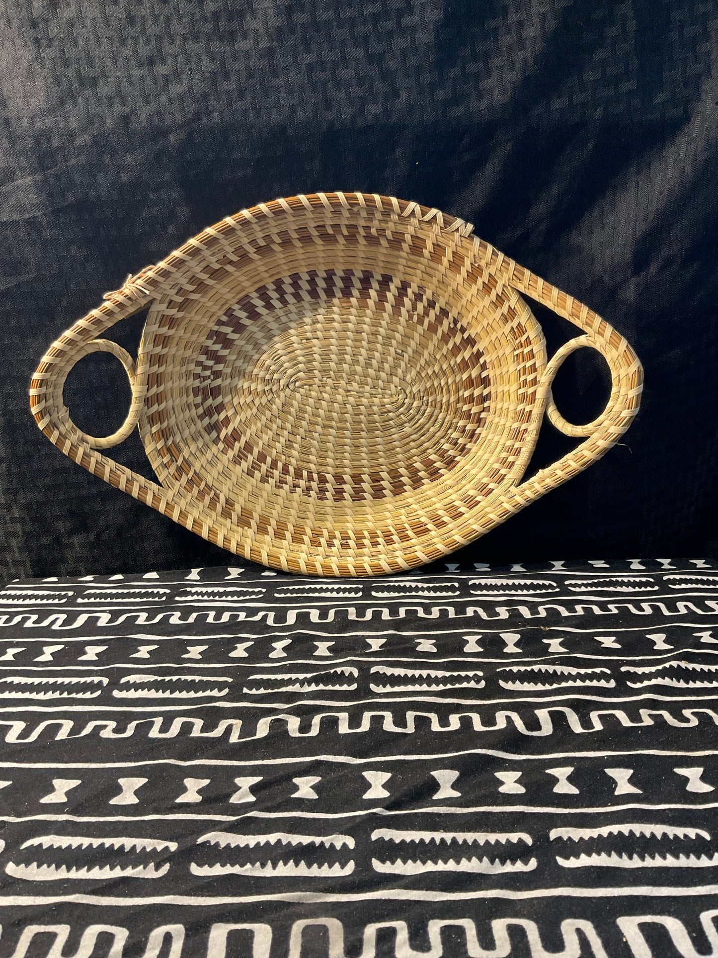 Oblong Basket with loop in handle