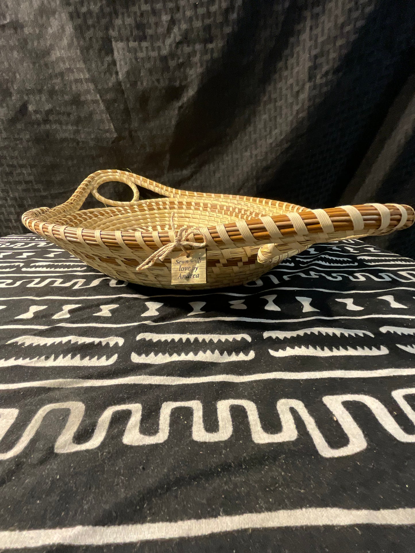 Oblong Basket with loop in handle