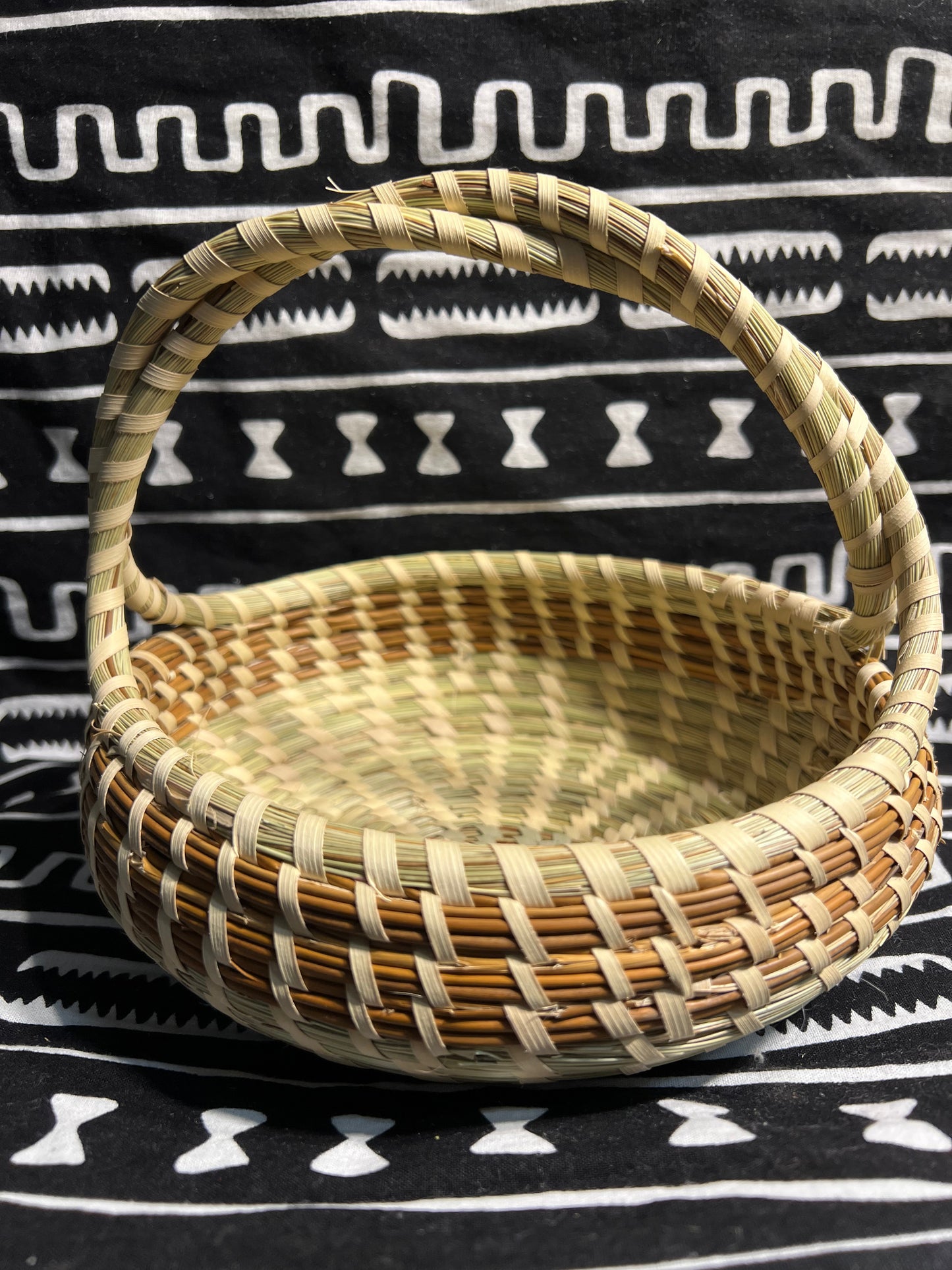 Oval Wrapped handle basket