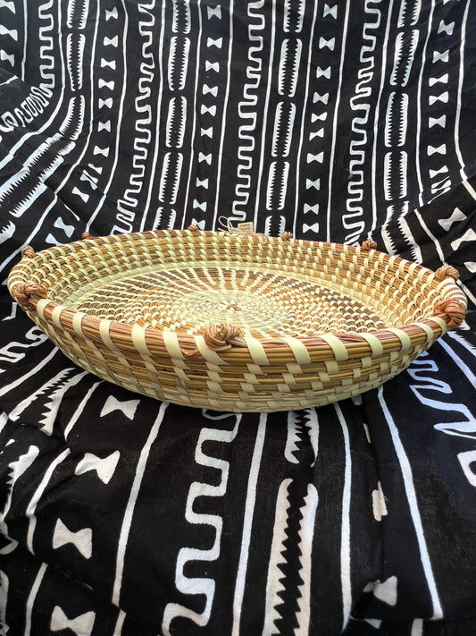 *SALE END 12/2*.              Small Rice Fanna with Love Knots made in the Lowcountry Charleston South Carolina in the Gullah Geechee tradition.