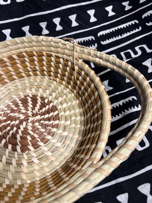 Gullah Bread Basket with side handles made in the Lowcountry Charleston South Carolina essential southern living gift